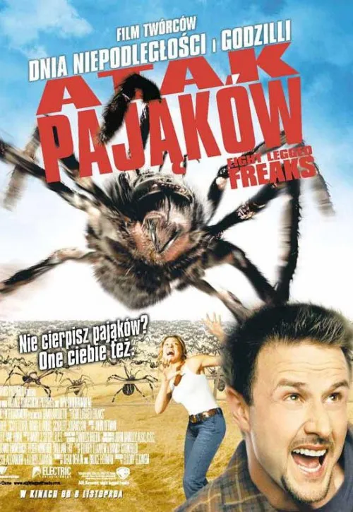 Plakat: Atak pająków
