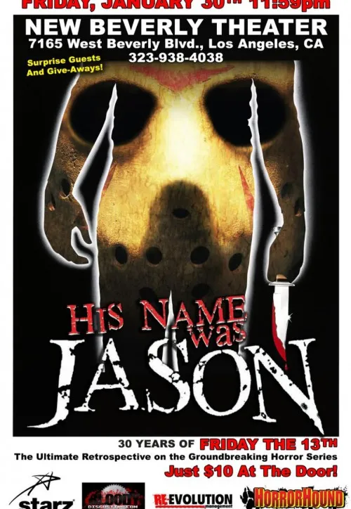 Plakat: His Name Was Jason: 30 Years of Friday the 13th
