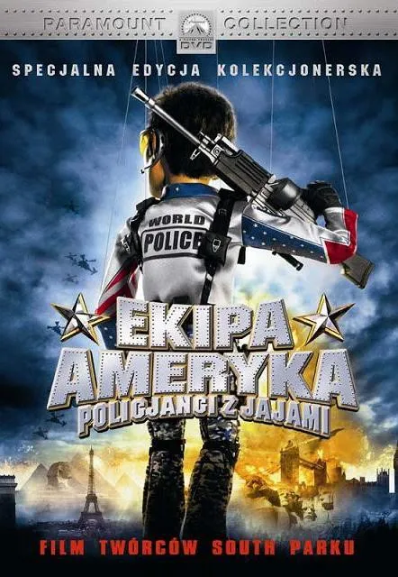 Plakat: Ekipa Ameryka: Policjanci z jajami