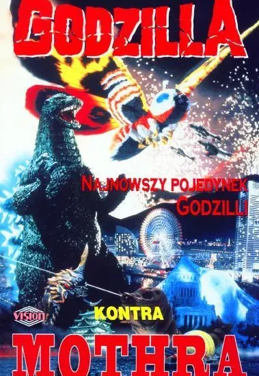 Plakat: Godzilla kontra Mothra