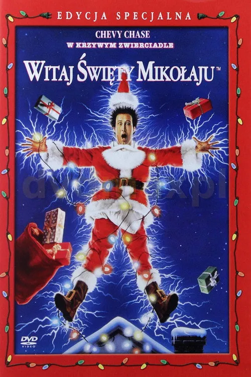 Plakat: W krzywym zwierciadle: Witaj, święty Mikołaju