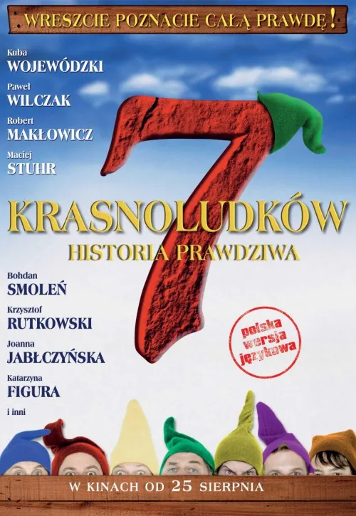 Plakat: 7 krasnoludków - Historia prawdziwa