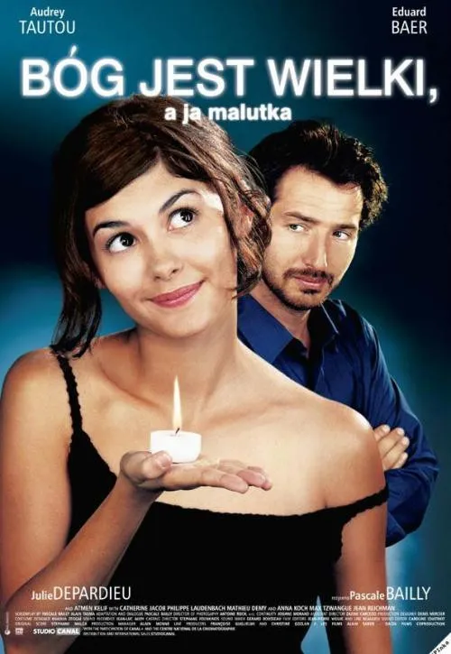 Plakat: Bóg jest wielki, a ja malutka