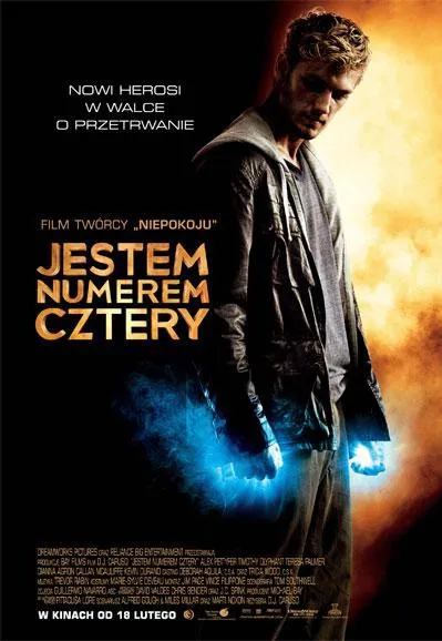 Plakat: Jestem numerem cztery
