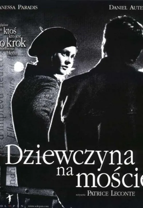 Plakat: Dziewczyna na moście