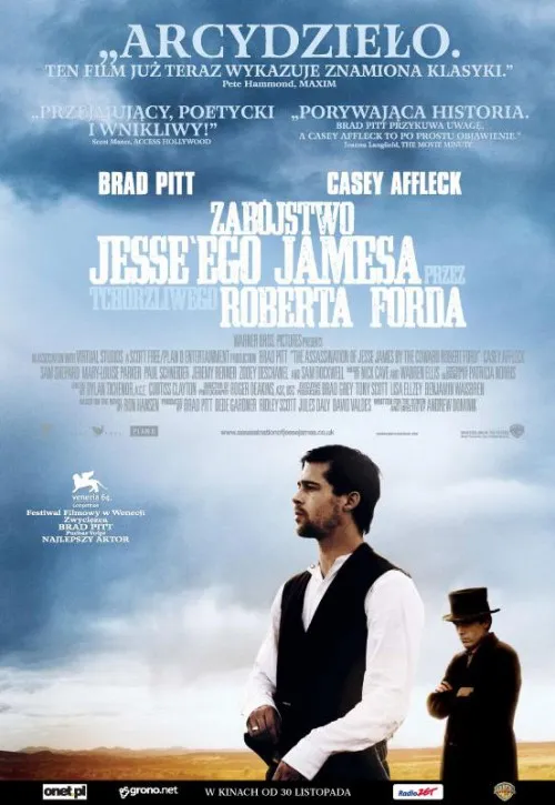 Plakat: Zabójstwo Jesse'ego Jamesa przez tchórzliwego Roberta Forda