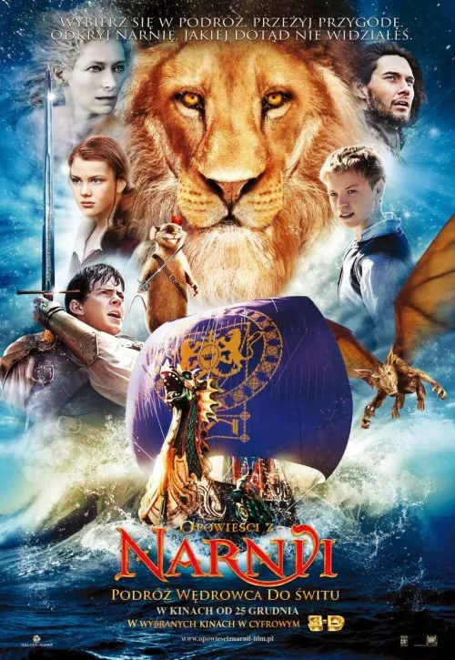Plakat: Opowieści z Narnii: Podróż Wędrowca do Świtu
