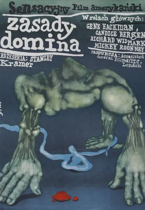 Plakat: Zasada domina