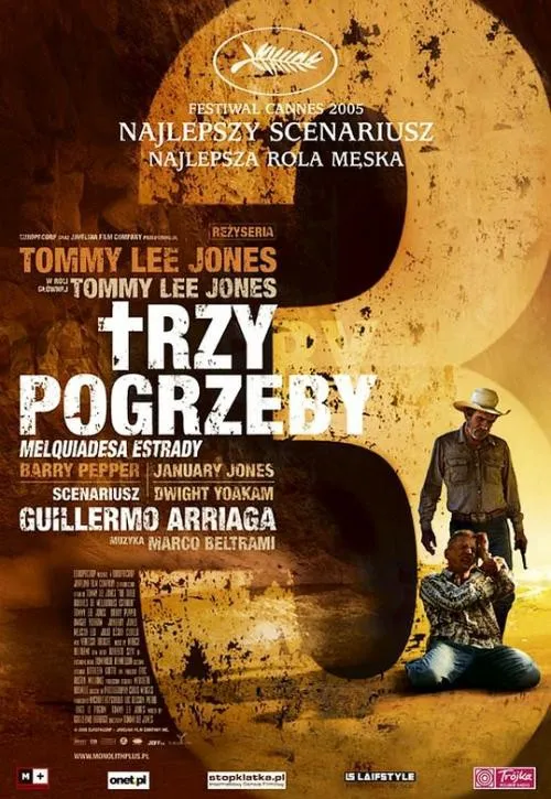 Plakat: Trzy pogrzeby Melquiadesa Estrady