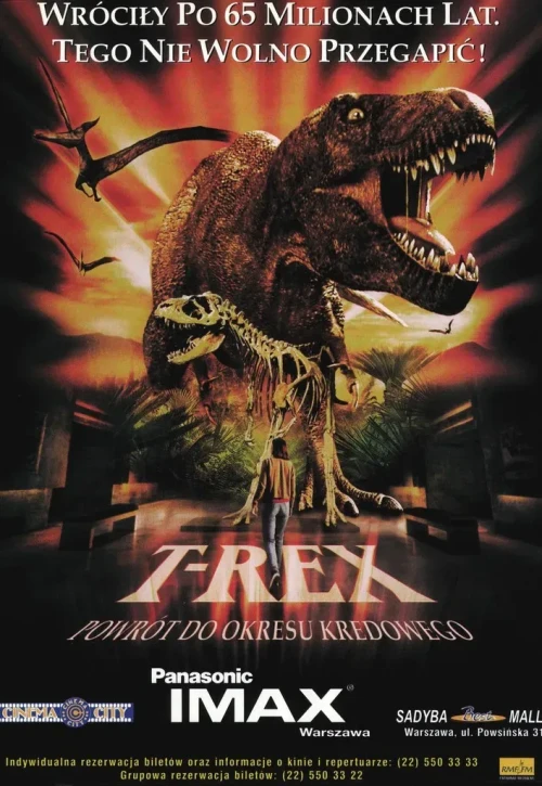 Plakat: T-Rex. Powrót do okresu kredowego