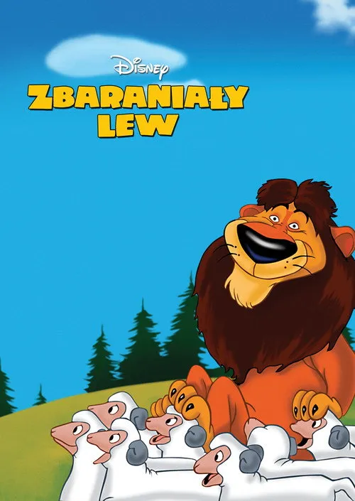 Plakat: Zbaraniały lew