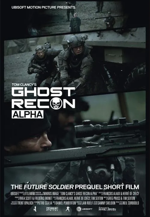 Plakat: Ghost Recon Alpha: Żołnierz przyszłości według Toma Clancy'ego