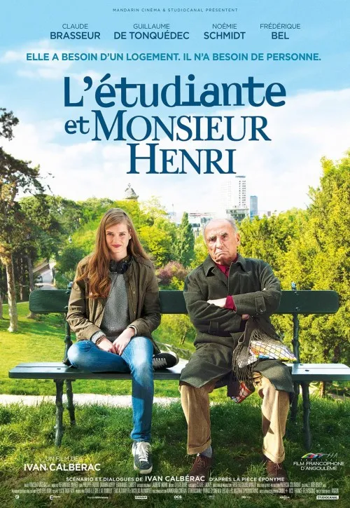 Plakat: Studentka i pan Henri