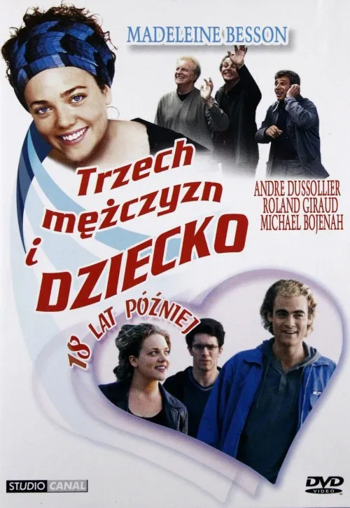 Plakat: Trzech mężczyzn i dziecko - 18 lat później