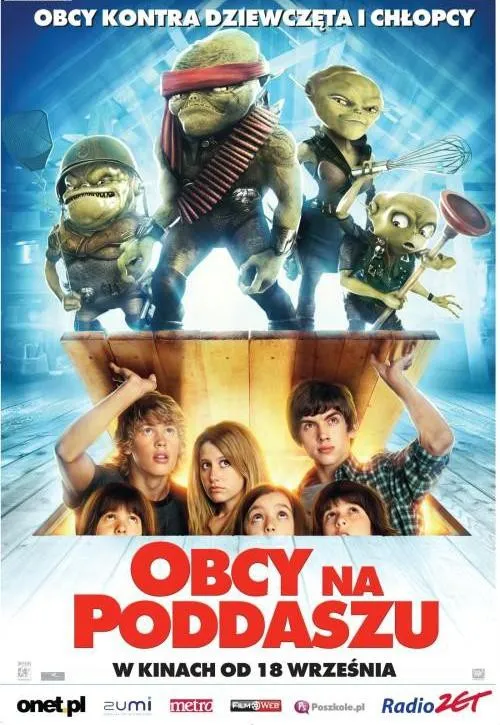 Plakat: Obcy na poddaszu