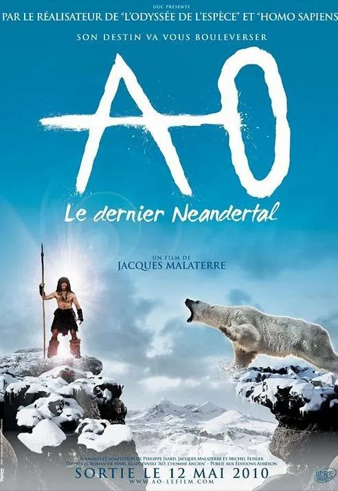 Plakat: Ao - Ostatni Neandertalczyk