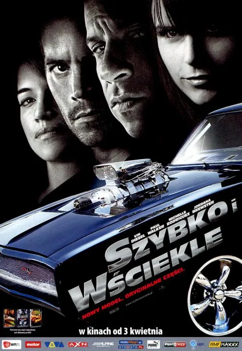 Plakat: Szybko i wściekle