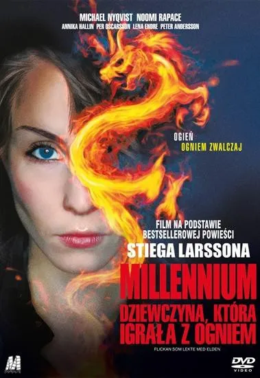 Plakat: Millennium: Dziewczyna, która igrała z ogniem