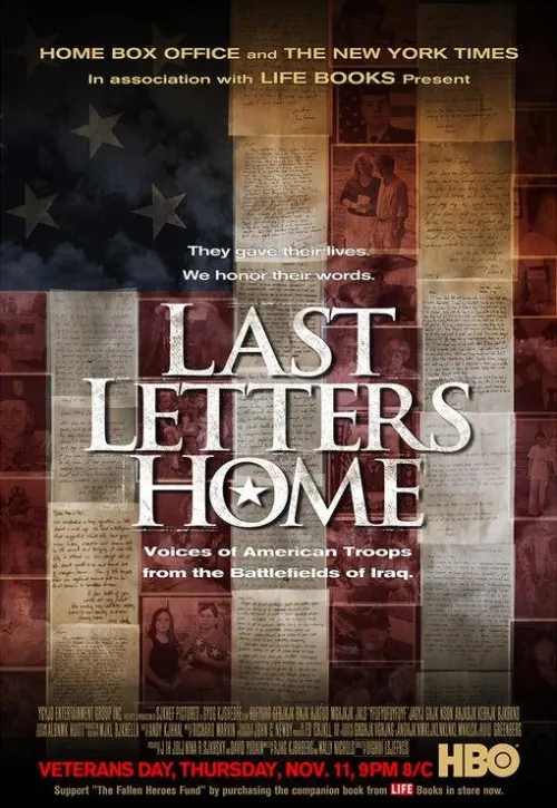 Plakat: Last Letters Home: Voices of American Troops from the Battlefields of Iraq