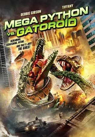 Plakat: Megapyton kontra gatoroid