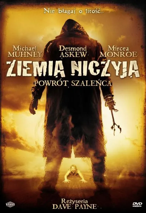 Plakat: Ziemia niczyja: Powrót szaleńca