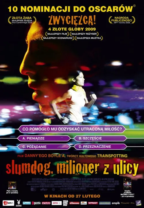 Plakat: Slumdog. Milioner z ulicy