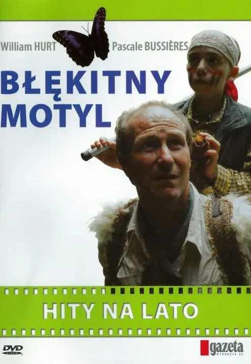 Plakat: Błękitny motyl