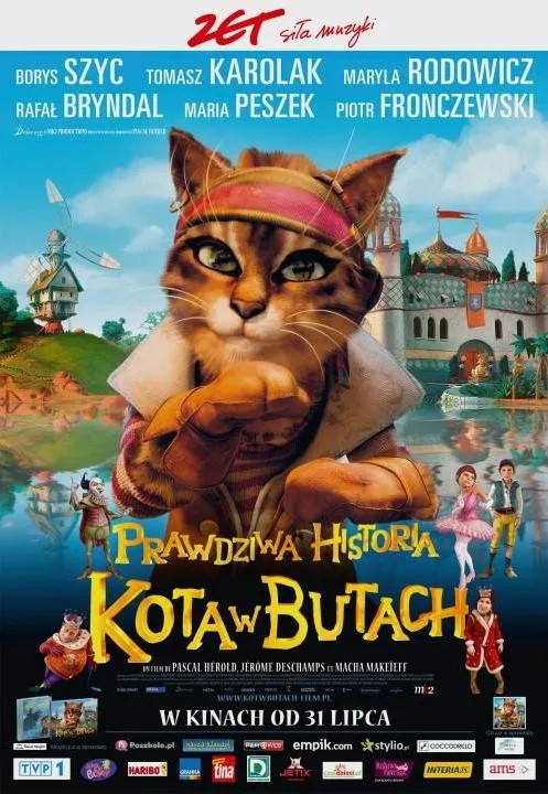Plakat: Prawdziwa historia kota w butach