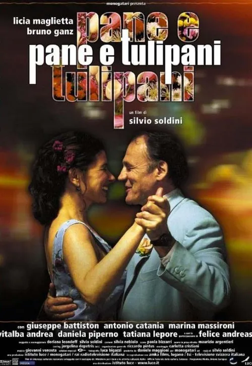 Plakat: Chleb i tulipany