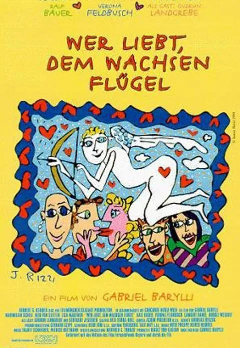 Plakat: Wer liebt, dem wachsen Flügel...