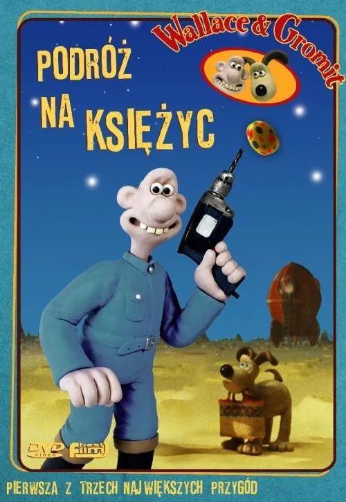 Plakat: Wallace & Gromit: Podróż na Księżyc