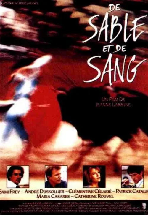 Plakat: De sable et de sang