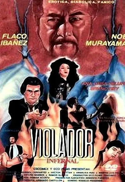 Plakat: El violador infernal