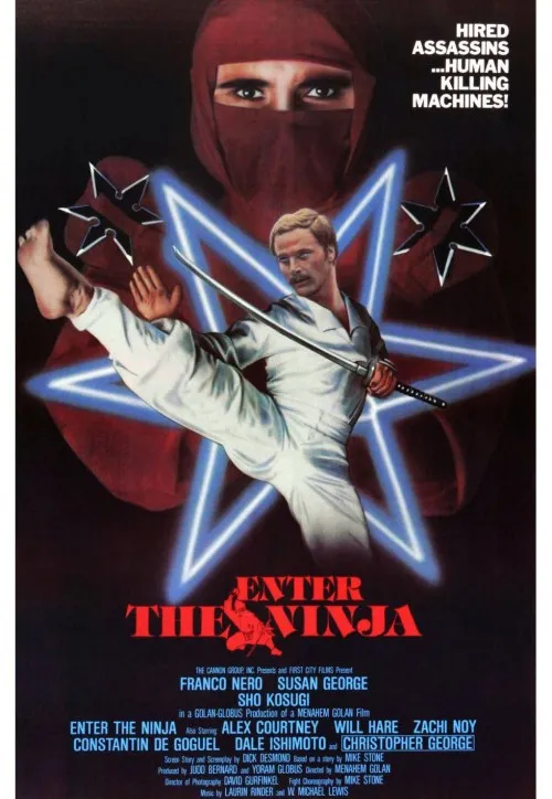 Plakat: Wejście ninja