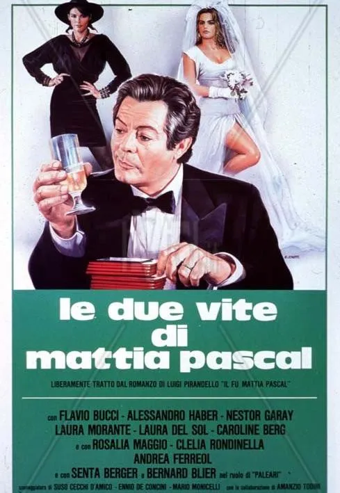 Plakat: Dwa życia Mateusza Pascala