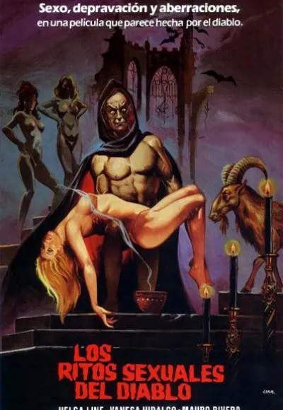 Plakat: Los ritos sexuales del diablo