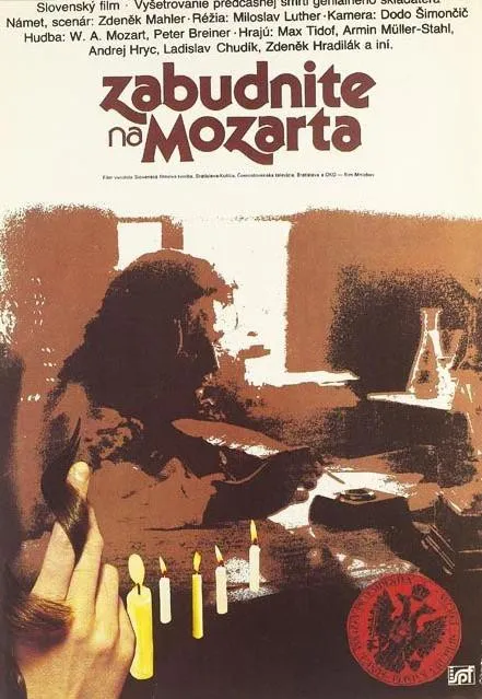 Plakat: Vergeßt Mozart