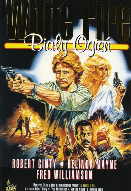 Plakat: Biały ogień