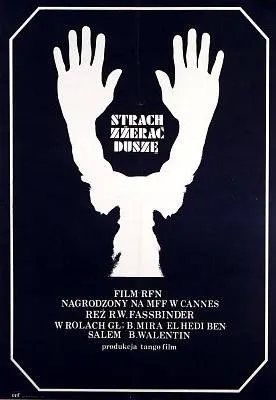 Plakat: Strach zżerać duszę