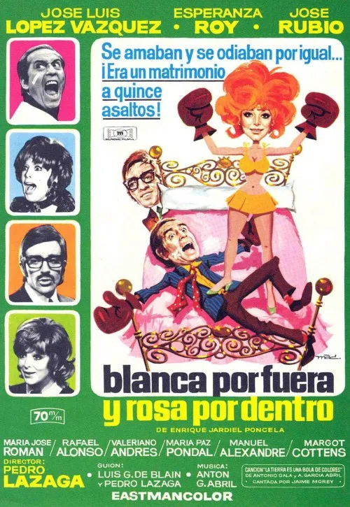 Plakat: Blanca por fuera y Rosa por dentro