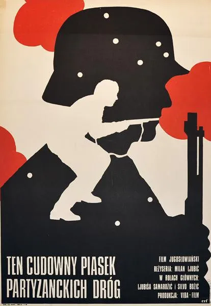 Plakat: Ten cudowny piasek partyzanckich dróg
