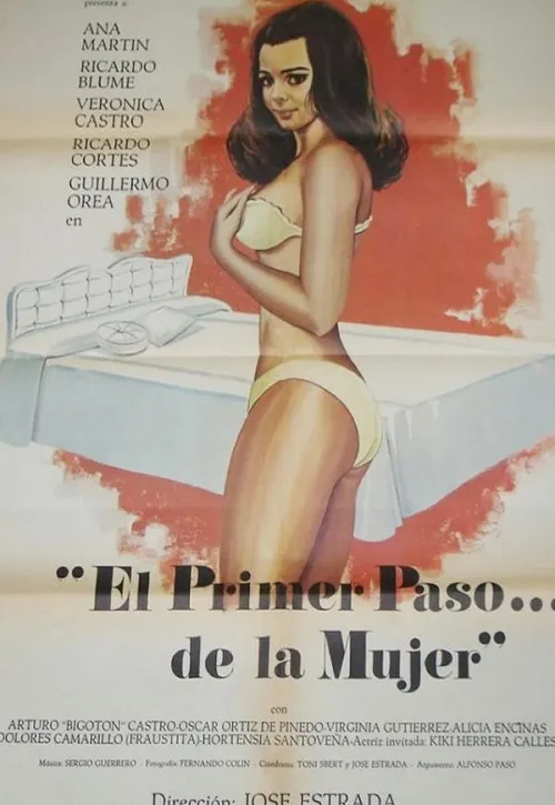 Plakat: El primer paso... de la mujer