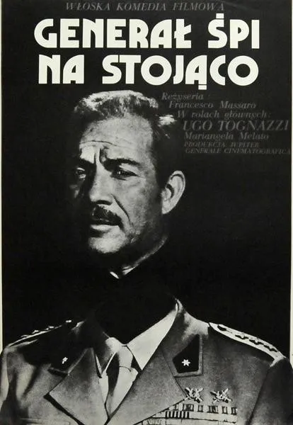 Plakat: Generał śpi na stojąco