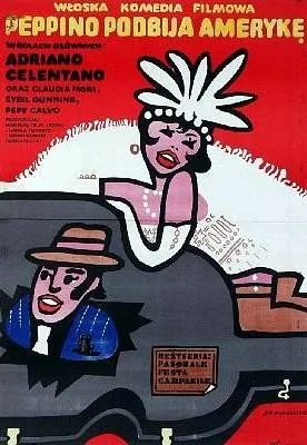Plakat: Peppino podbija Amerykę