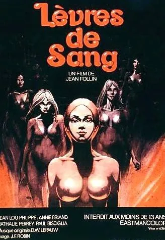 Plakat: Lèvres de sang