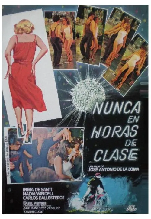 Plakat: Nunca en horas de clase