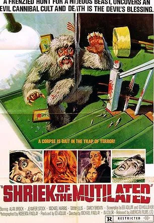 Plakat: Shriek of the Mutilated