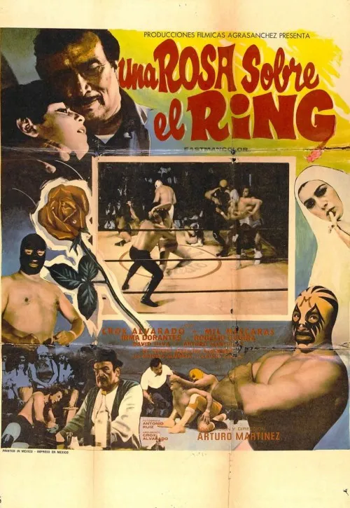 Plakat: Una rosa sobre el ring