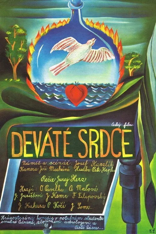 Plakat: Deváté srdce