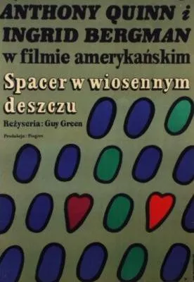 Plakat: Spacer w wiosennym deszczu